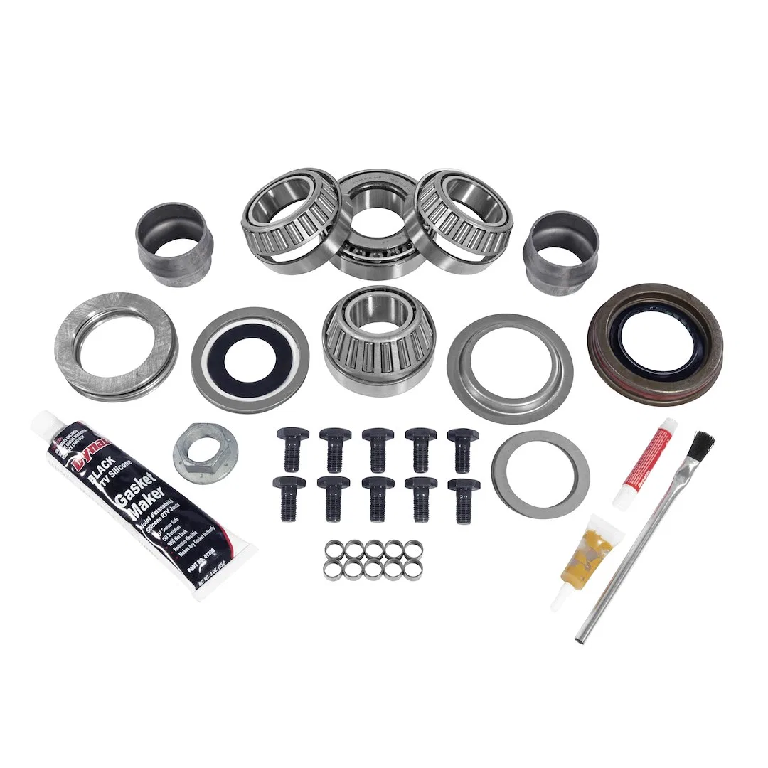 YK D30JL-FRONT – YUKON GEAR Differential Ring And Pinion Installation Kit, DANA 30 Axle 186 Millimeter Ring Gear With...